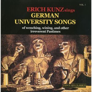 Erich Kunz - German University Songs Vol. 1  CD